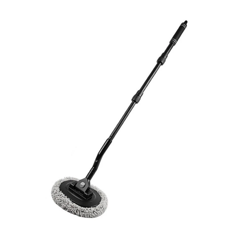 Extendable Chenille Car Wash Mop for Universal Use (80-120cm, 15 Degree Bend)