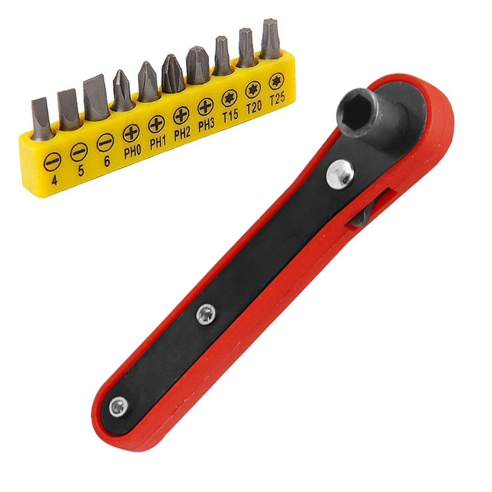 2X Small Ratchet Spanner Hexagon Quick Release Wrench Tool