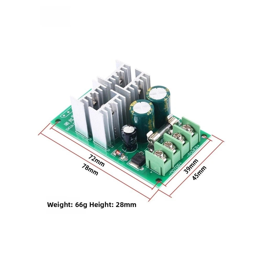 PWM Speed Controller for DC Motors 6-60V (30A Max)