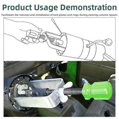 Steering Wheel Lock Plate Snap Ring Remover Tool for Cars