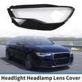 Headlight Lens Cover Front Left Replacement for Audi A6 (2016–2018)
