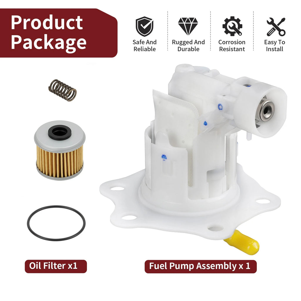 Fuel Pump & Oil Filter for Honda CRF250R/RX (2010–2024), CRF450R/RX (2009–2024)