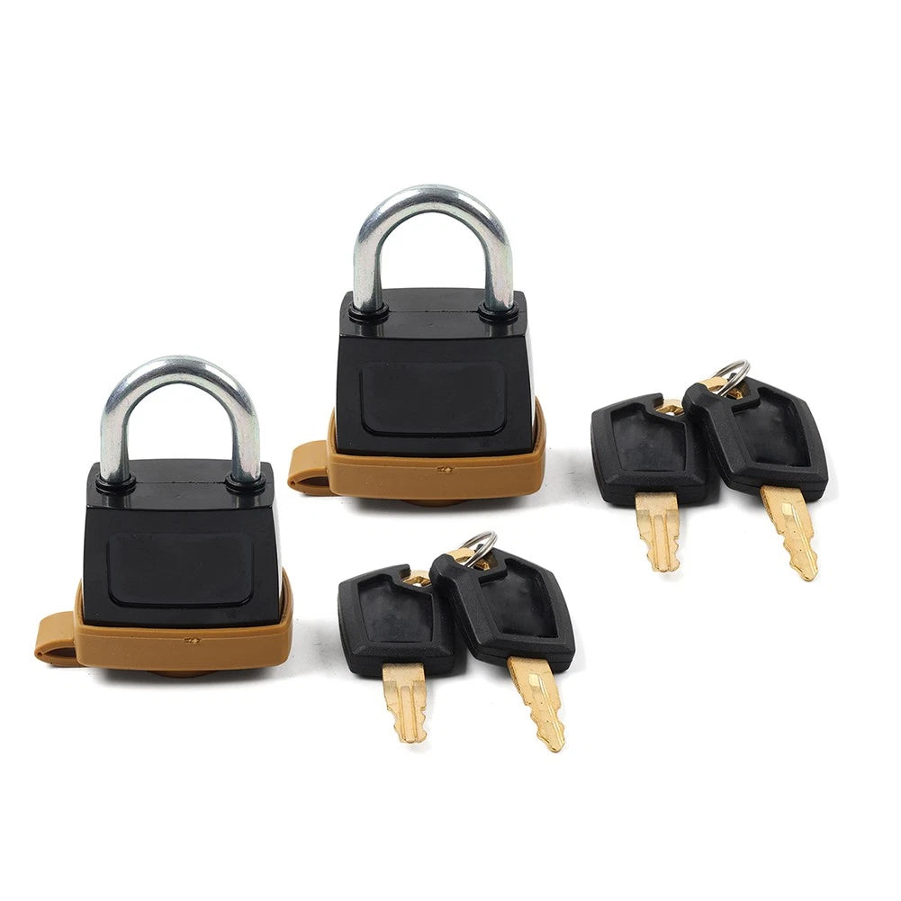 2X Padlock & Keys for Caterpillar CAT