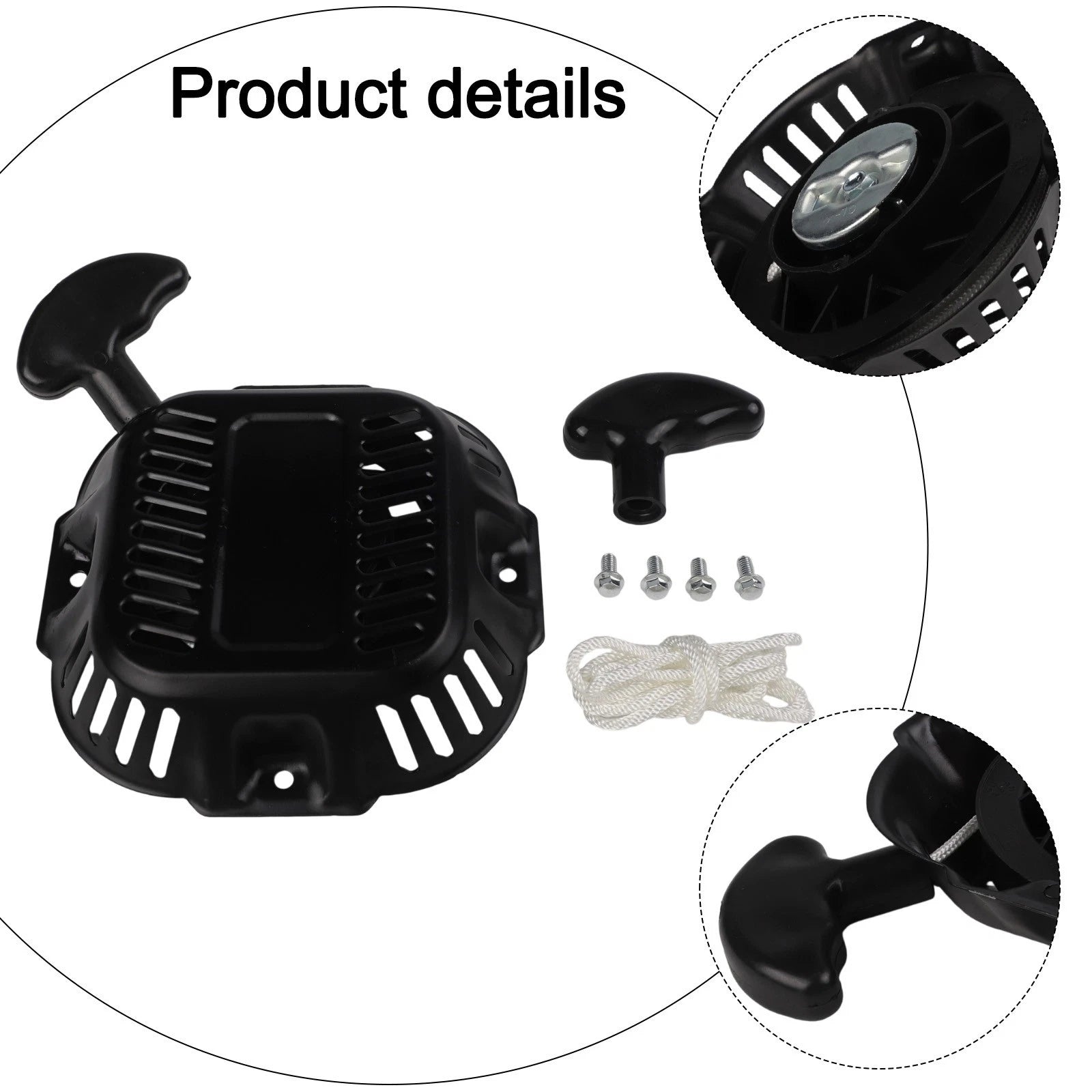 Pull Start Kit for Generator 196cc 208cc 212cc (GP3250 GP3300)