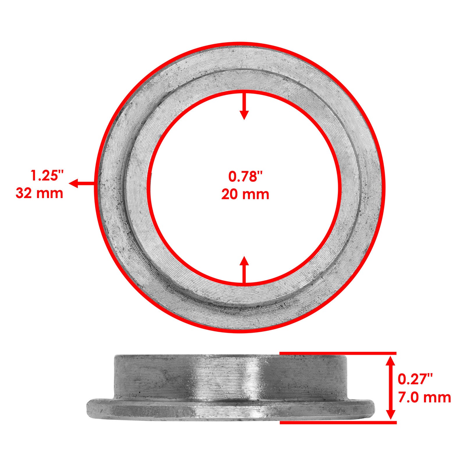 Swingarm Needle Bearing Pivot Bushing for Honda TRX450R (2006–2009)