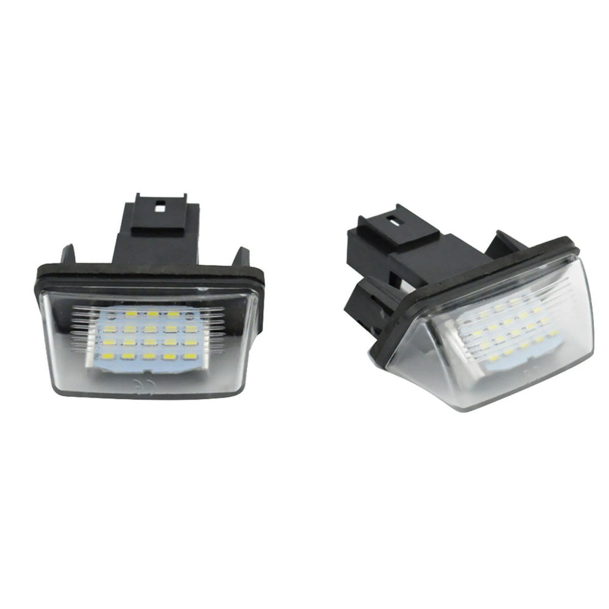 1 Pair Error Free LED License Plate Lights for Peugeot 206 207 307 308 (2000–2015)