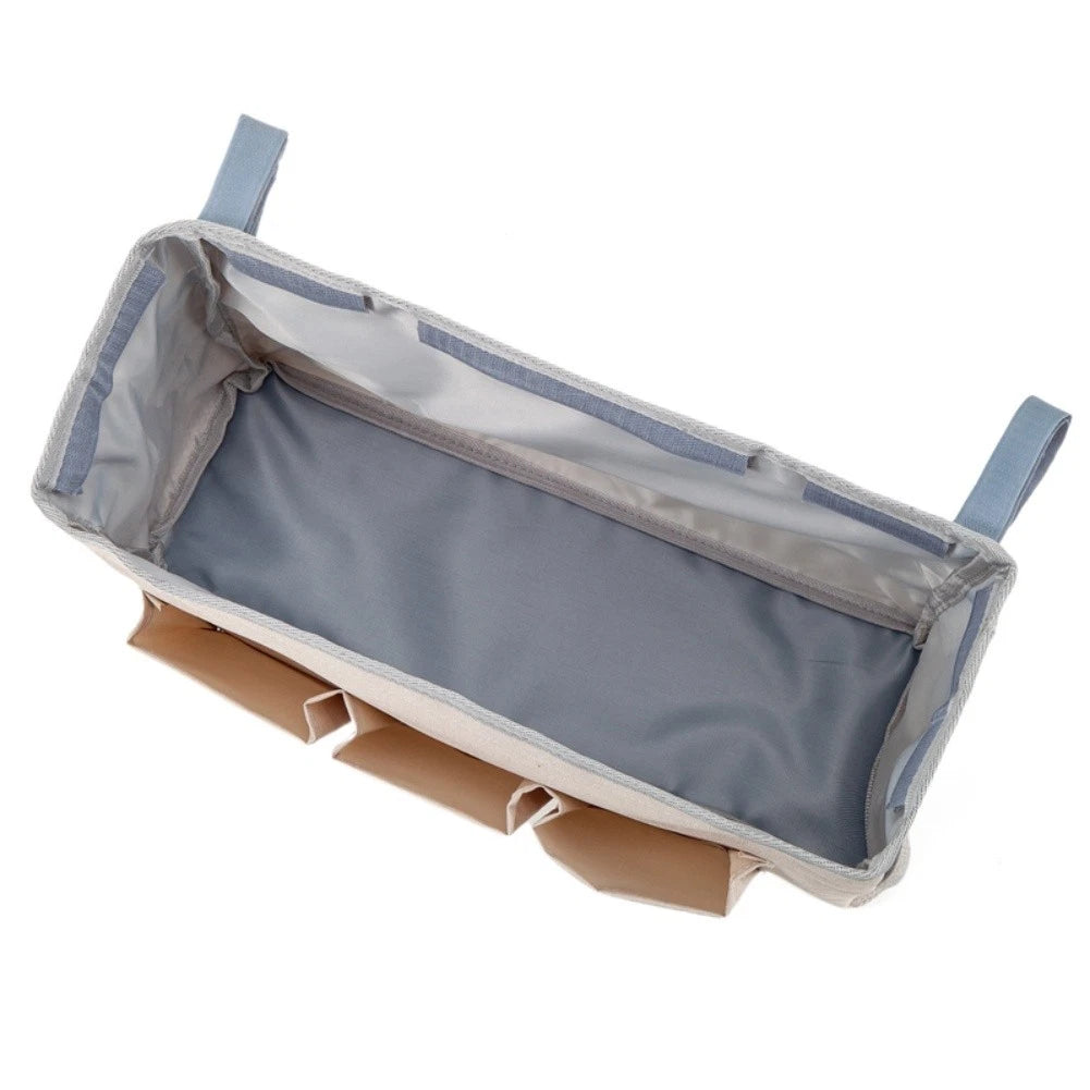 3-Pocket Bedside Hanging Organizer for Convenient Access to Essentials