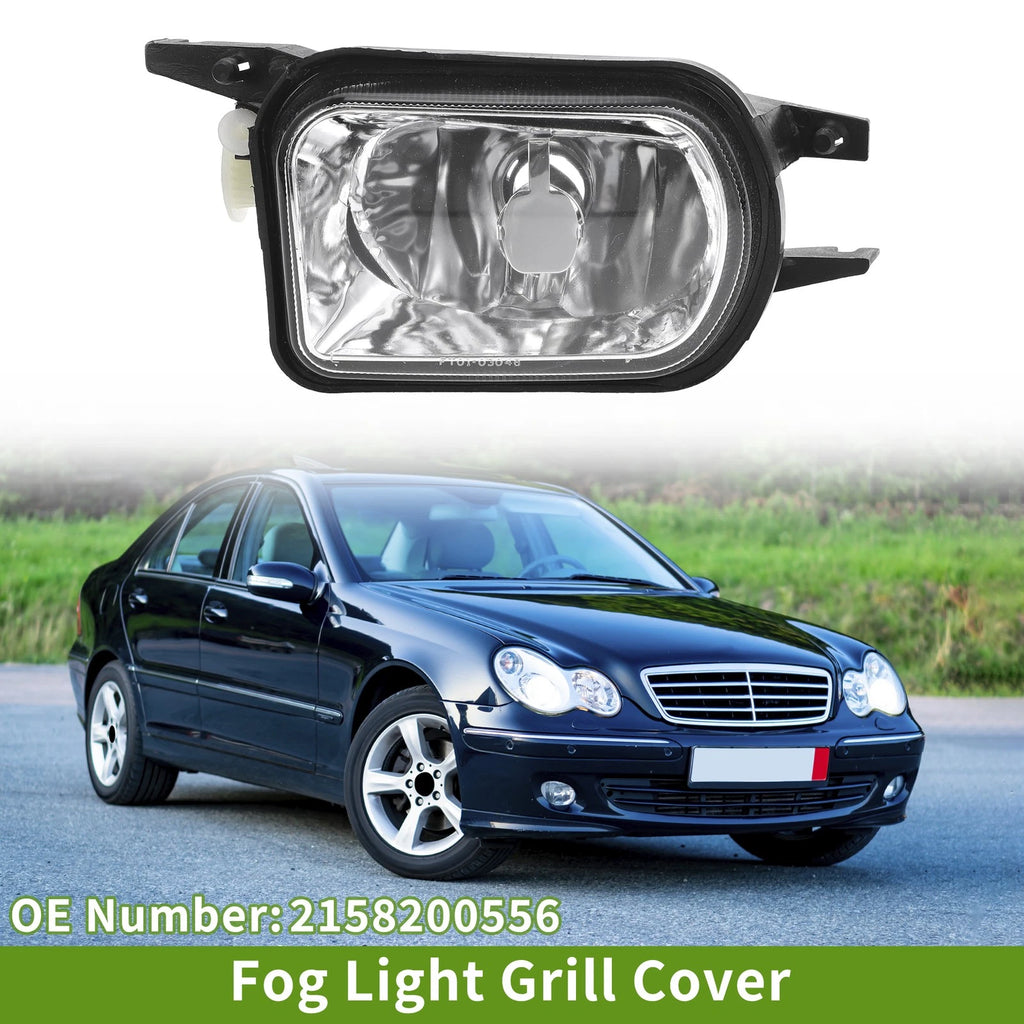 Left Fog Light Grill Replacement for Mercedes-Benz W203 (2001–2007)