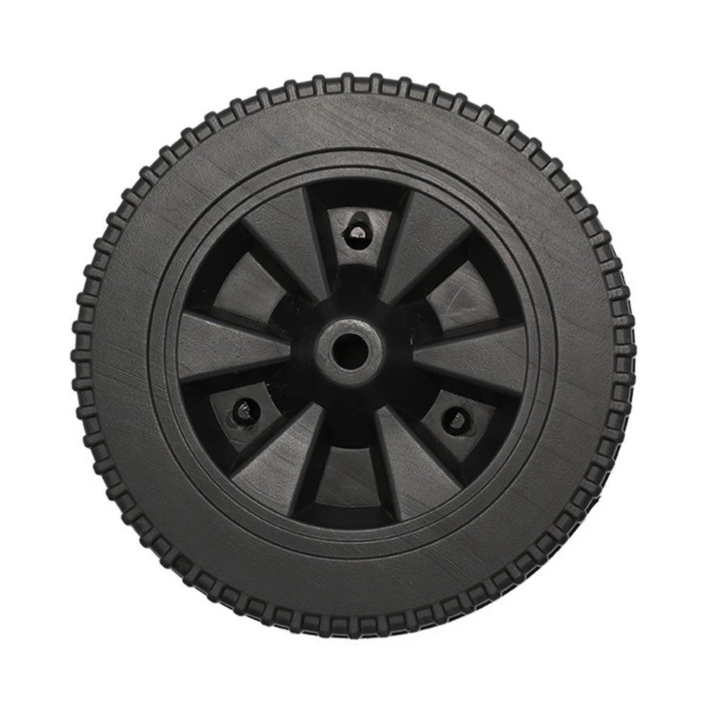 2X Grill Wheels for BBQ Grill (170/177mm) Black Replacement Parts