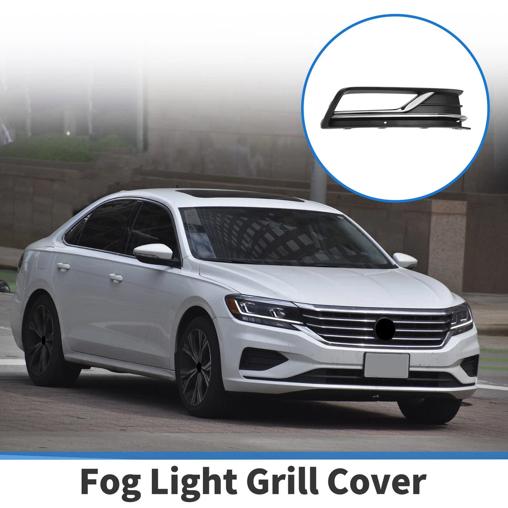 Fog Light Grille Front Right Replacement for Volkswagen Passat (2016–2018)