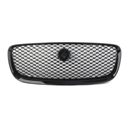 Gloss Black Front Upper Mesh Grille for Jaguar F-PACE (2016–2019)
