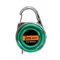 2M Keychain Tape Measure Steel Ruler Retractable