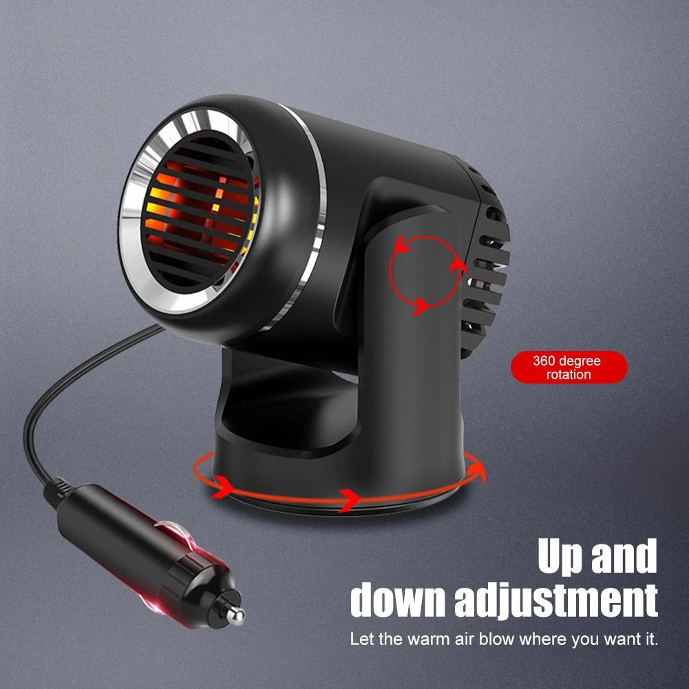 12V Portable Electric Heater for Car (360° Rotary)
