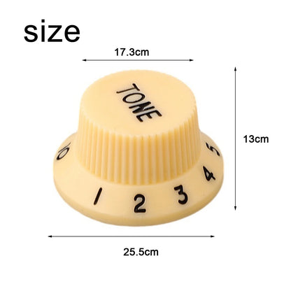 Versatile Guitar Control Knobs for ST SQ Style Guitars