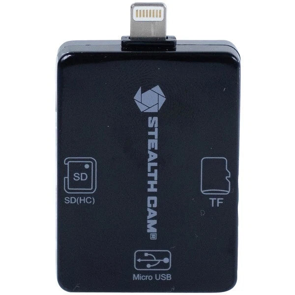 Stealth Cam STC-SDCRIOS iOS Card Reader for iPhone/iPad (2010–2023)