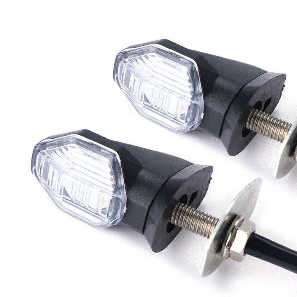 2X LED Turn Signal Lights for Universal Motorcycle (12V)