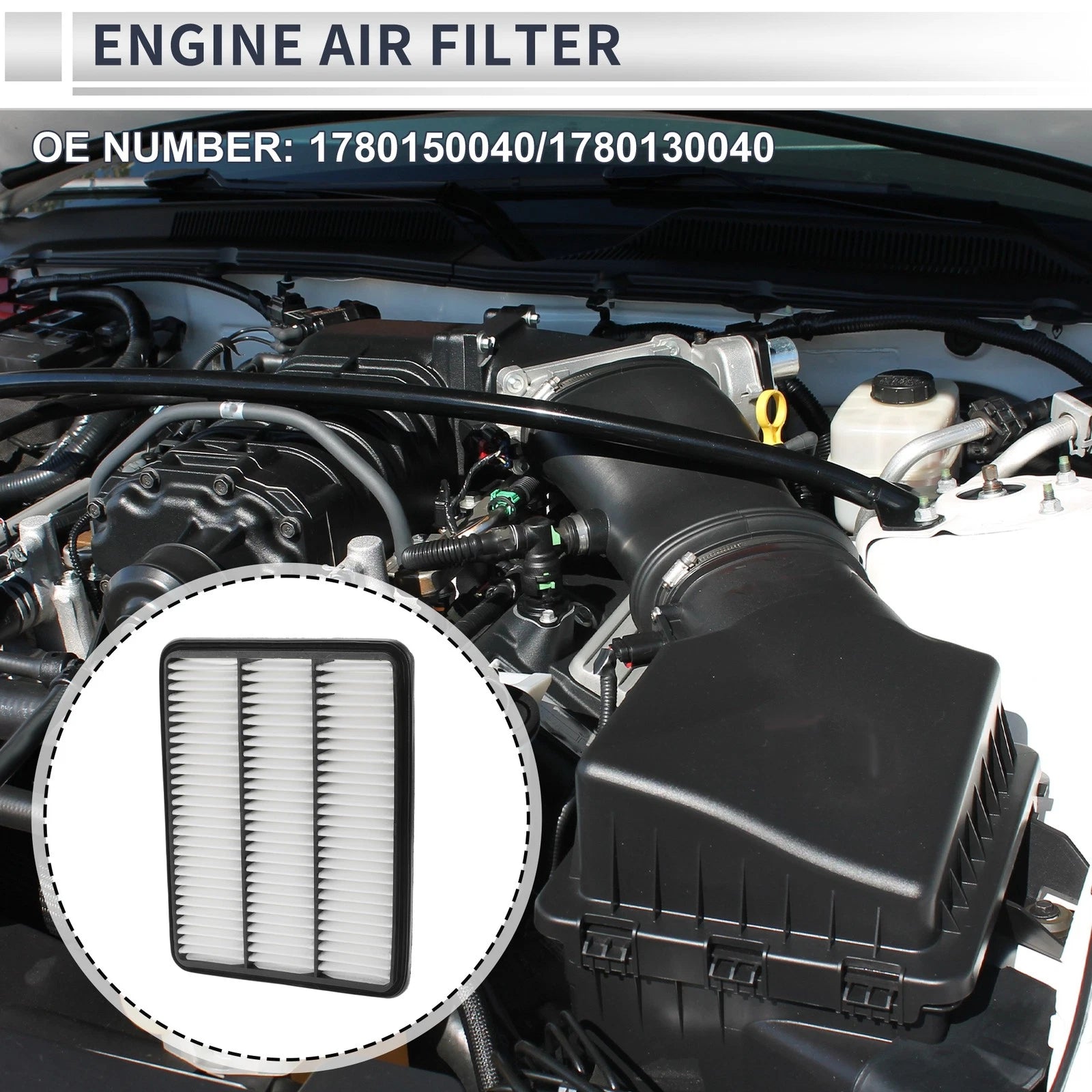Engine Air Filter No. 1780150040 for Lexus LX470 (1998–2009)