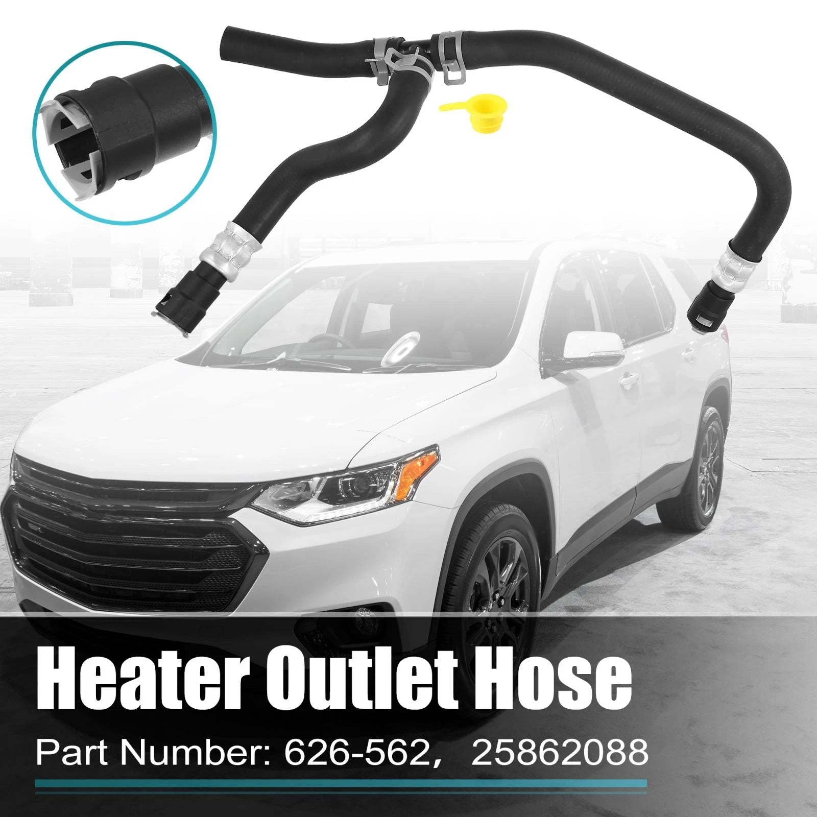 Heater Outlet Hose Replacement for Chevrolet Traverse GMC Acadia Enclave (2007–2017)