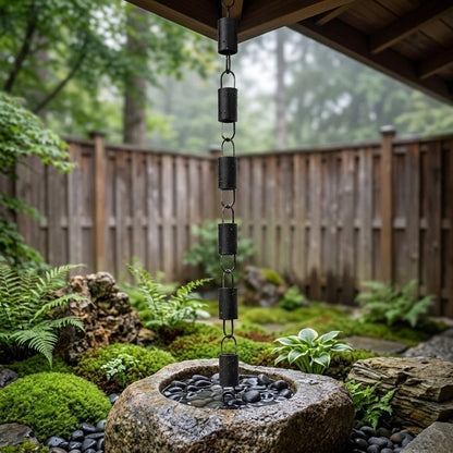 Decorative Aluminum Rain Chain for Outdoor Gutter System