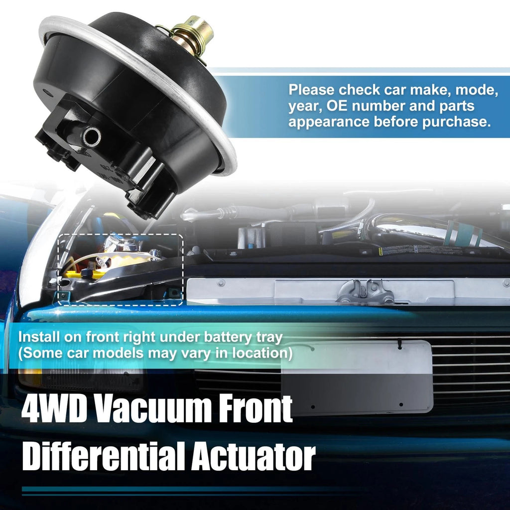 4WD Front Differential Vacuum Actuator for Chevy S10 Blazer Jimmy (1983–1998)