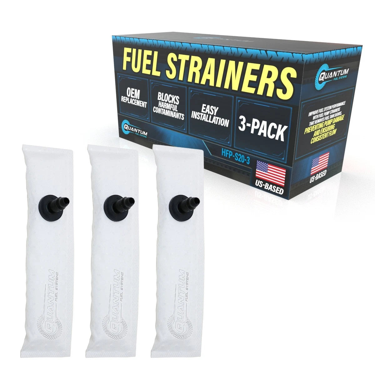 3X Fuel Pump Filter Strainers for Arctic Cat 1000 Mud Pro (2010–2017) #0570-433