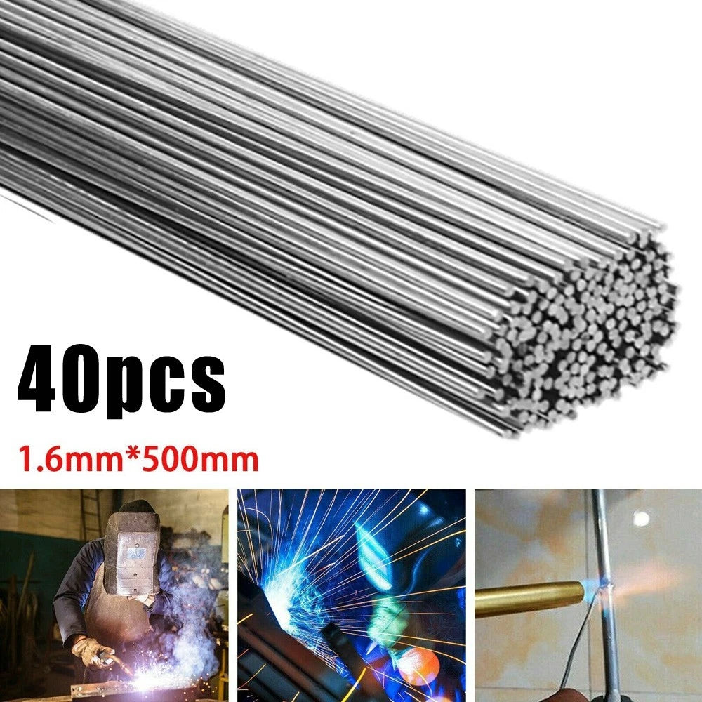40pcs Low Temperature Welding Rods 50cm x 1.6mm
