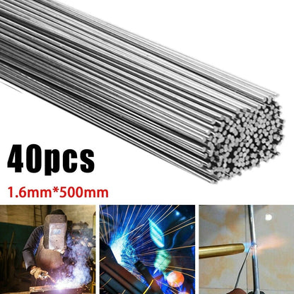 40pcs Low Temperature Welding Rods 50cm x 1.6mm