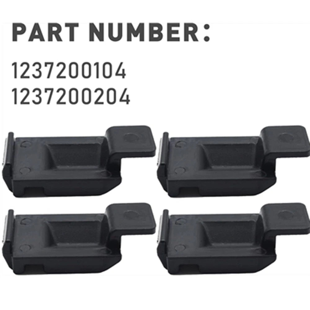 4Pcs Door Lock Striker For Mercedes W123 240D 280E 300D 1237200104, 1237200204