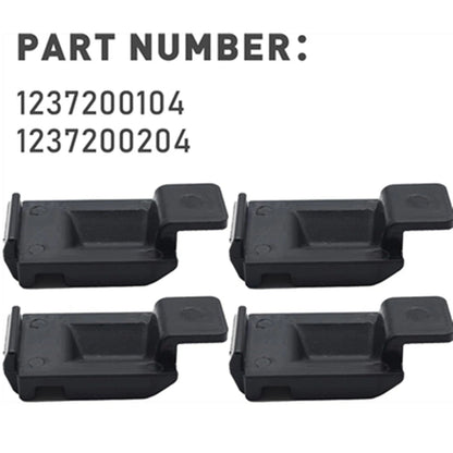 4Pcs Door Lock Striker For Mercedes W123 240D 280E 300D 1237200104, 1237200204