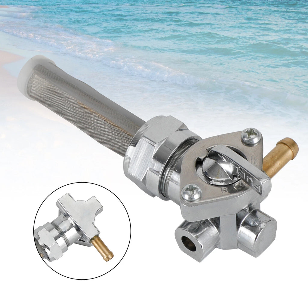 Fuel Cock Valve Petcock for Harley FLHS FLHTC FLST (1986–1990)