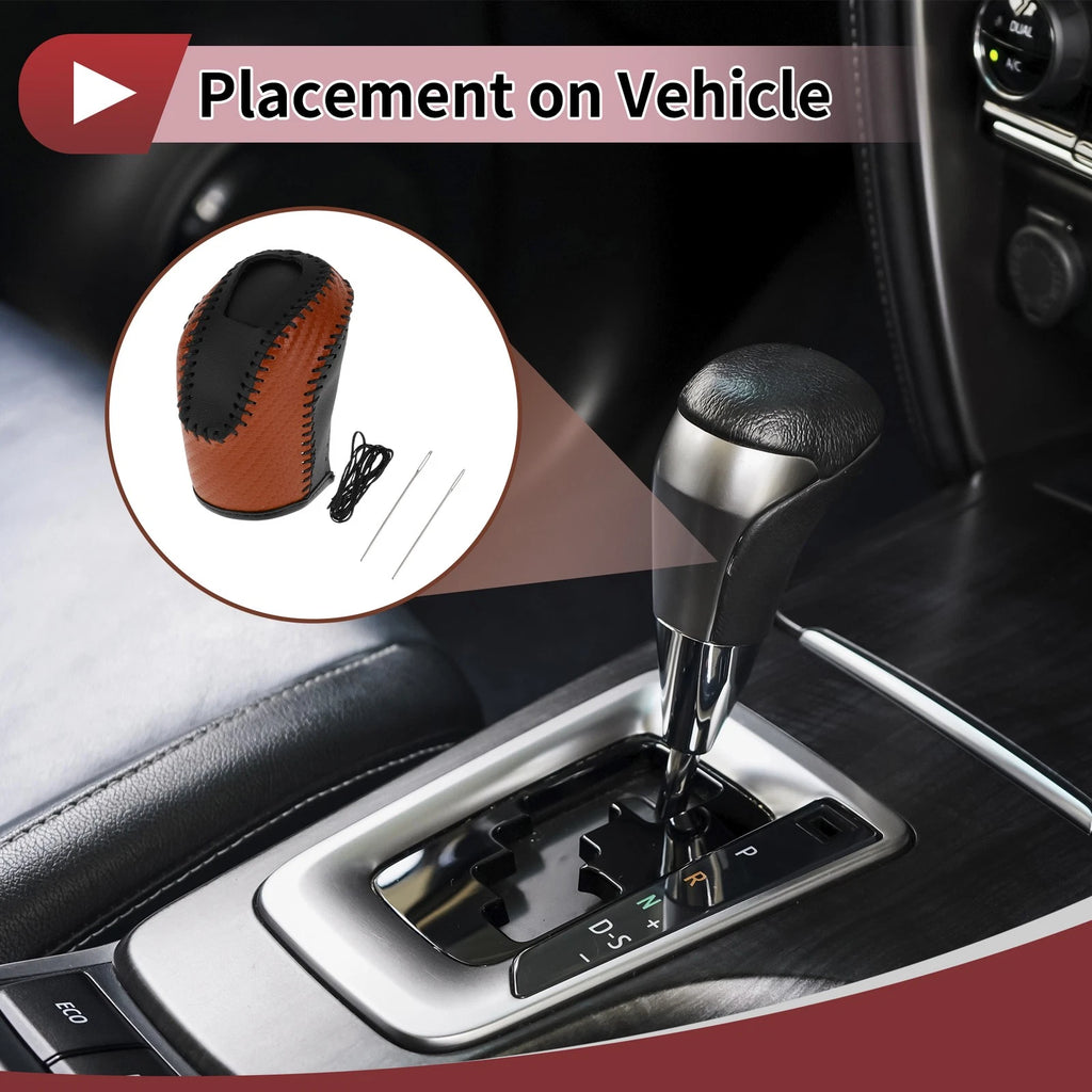 Gear Shift Knob Cover Replacement for Volkswagen Taos (2022–2023) Brown