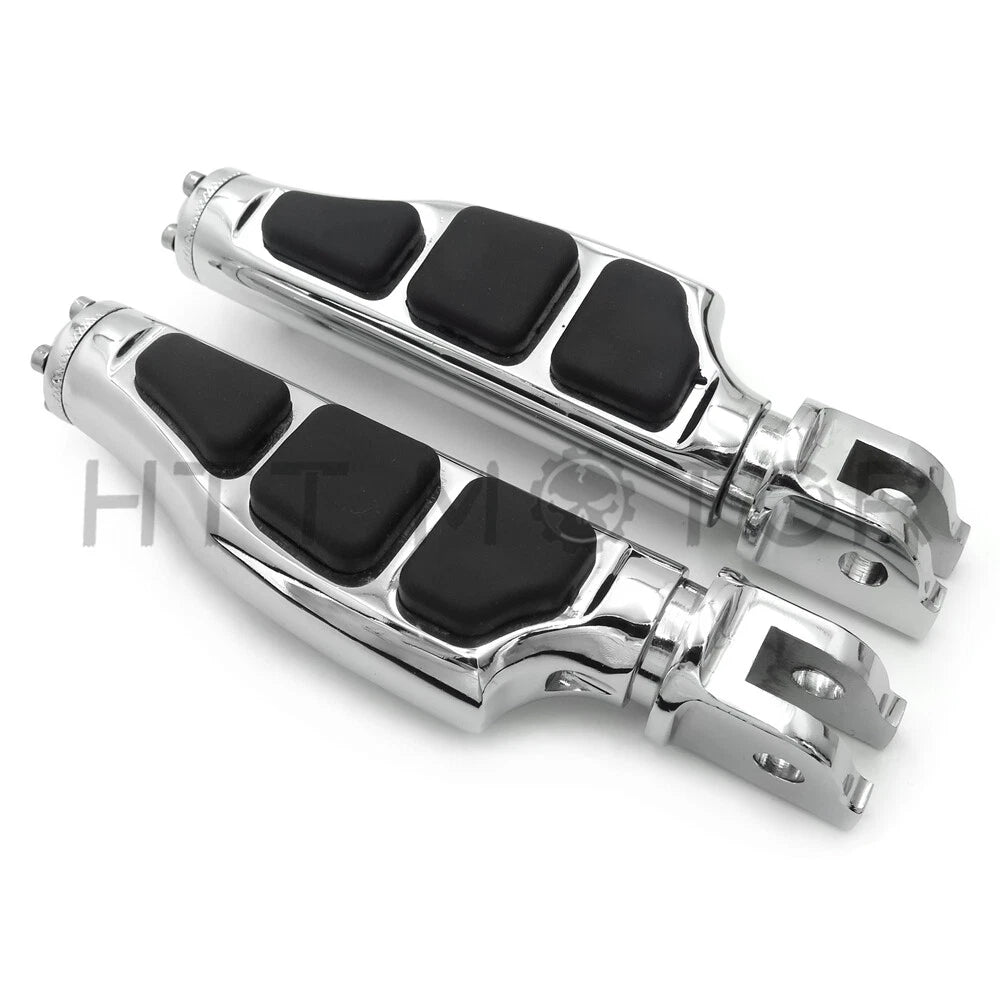 Chrome Flat Wing Footpeg FootRest for Harley Breakout FXBR (2018–2019)