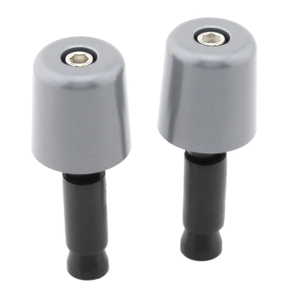Handlebar Grips for Universal Motorcycle (1.5 in/38.1mm) - Grey