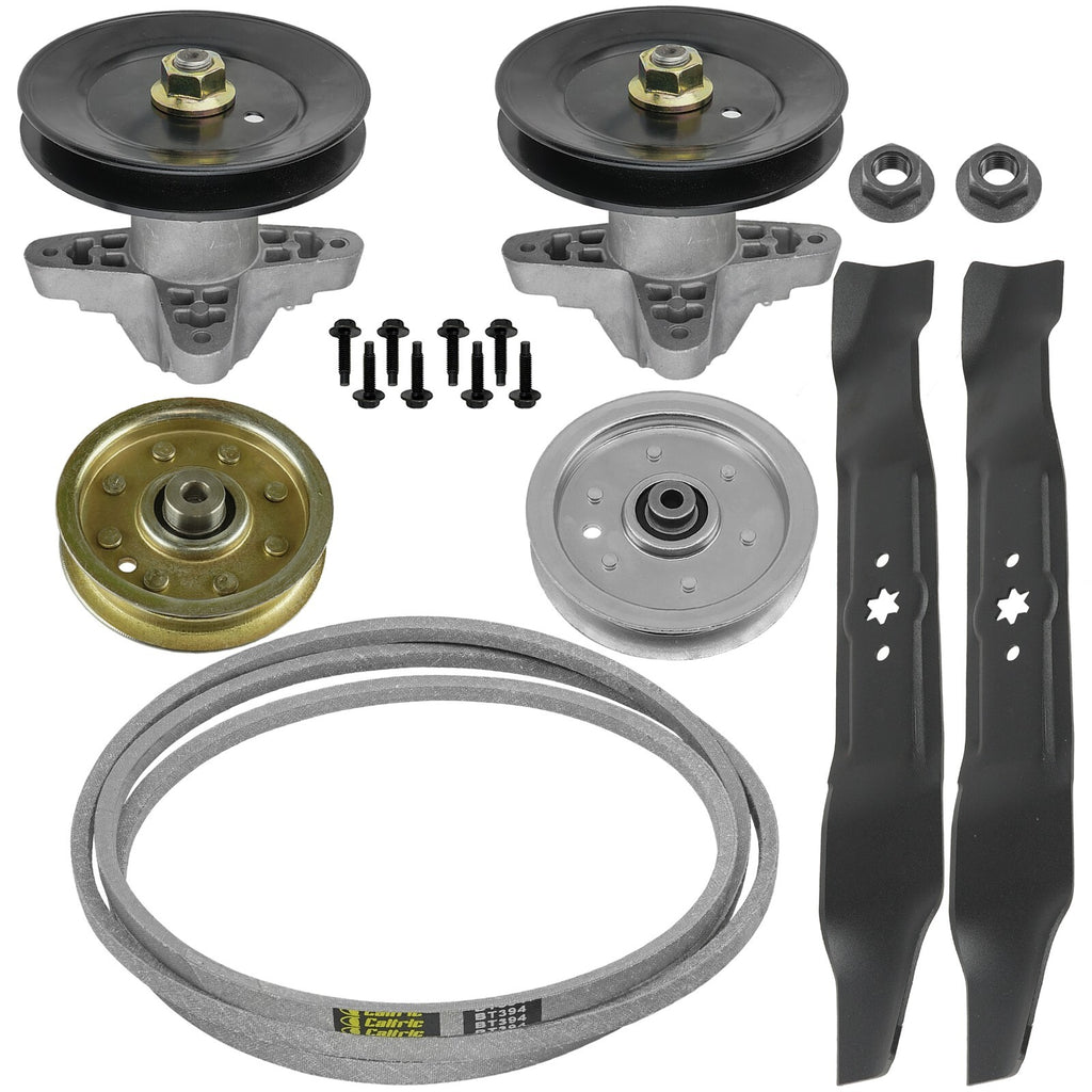 Spindle Pulley Blade and Belt Replacement for Cub Cadet 42" (2007–2024)