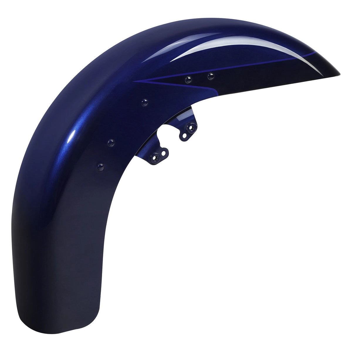 Front Fender for Harley Touring FLTR, FLHX (2014–Present) Zephyr Blue/Black Sunglo