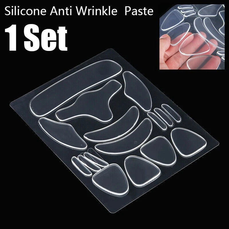 16 Pack Transparent Silicone Face Pads for Women