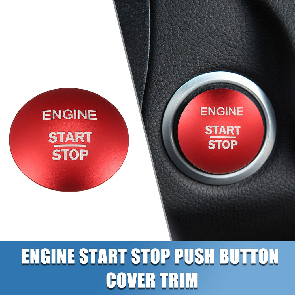 Engine Start Stop Button Cover Trim for Mercedes-Benz E-Class Red (2005–2007)