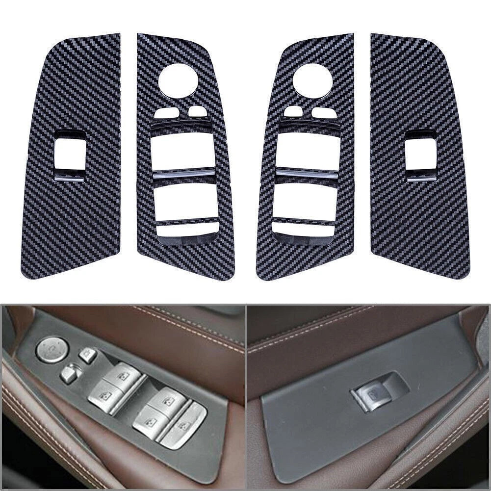 Front Window Switch Lock Cover Trim for BMW 5 Series G30 G31 G38 (2017–2023)