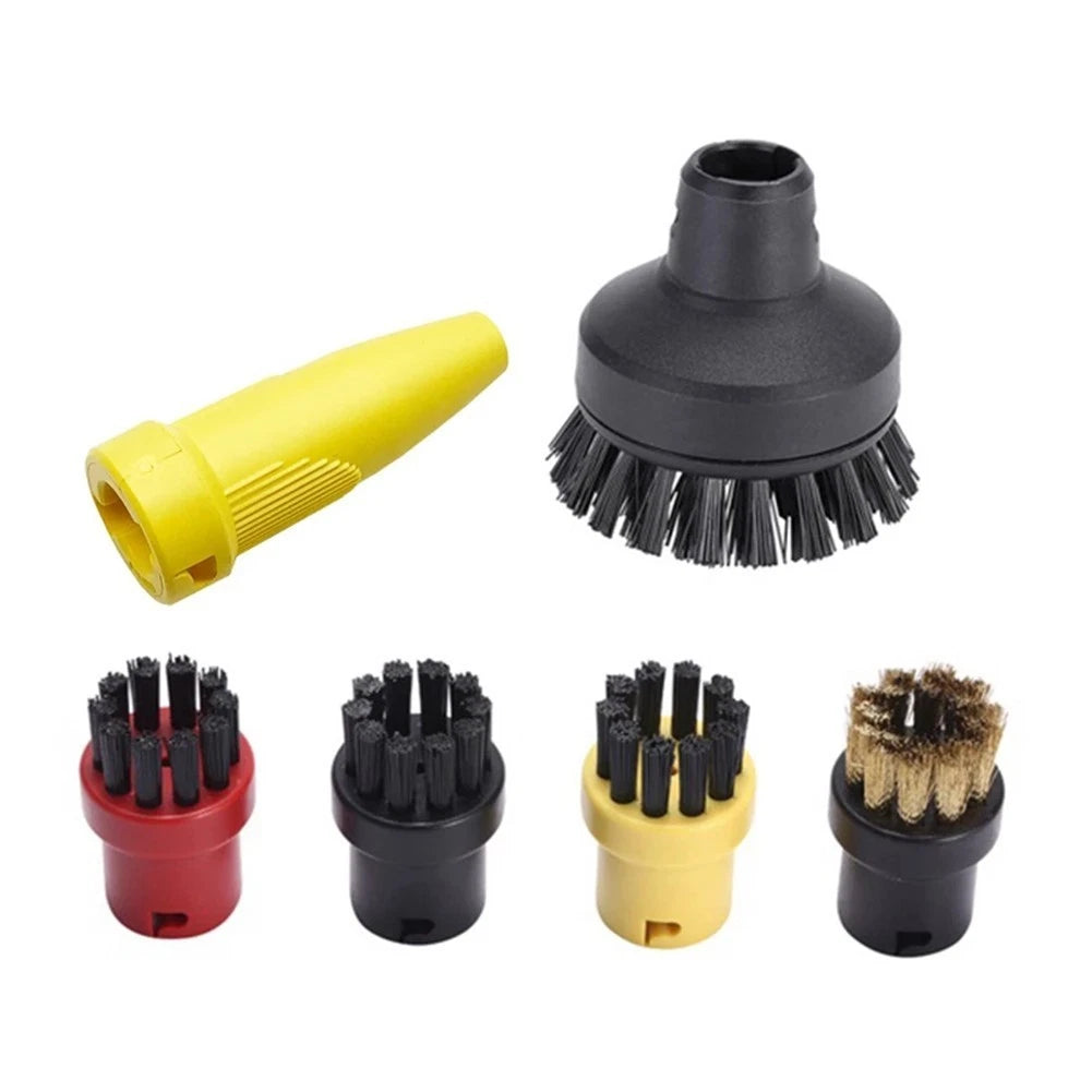 Steam Cleaning Nozzle Round Brush Set for SC1 SC2 SC3 SC4 SC5 SC7