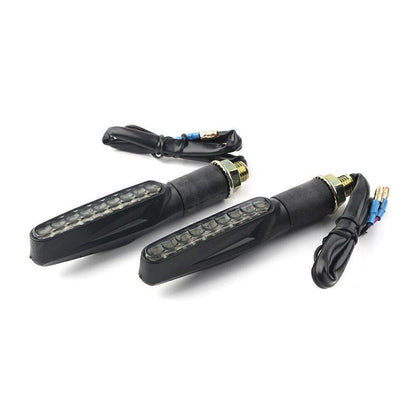 9X Amber LED Turn Signal Lights for Honda Yamaha Motorcycle Universal