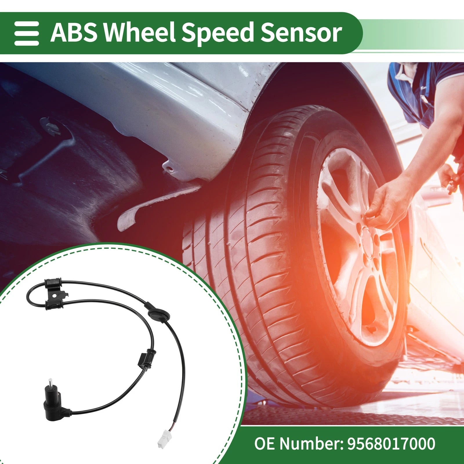 ABS Wheel Speed Sensor Front Replacement for Hyundai Matrix (2001–2010)