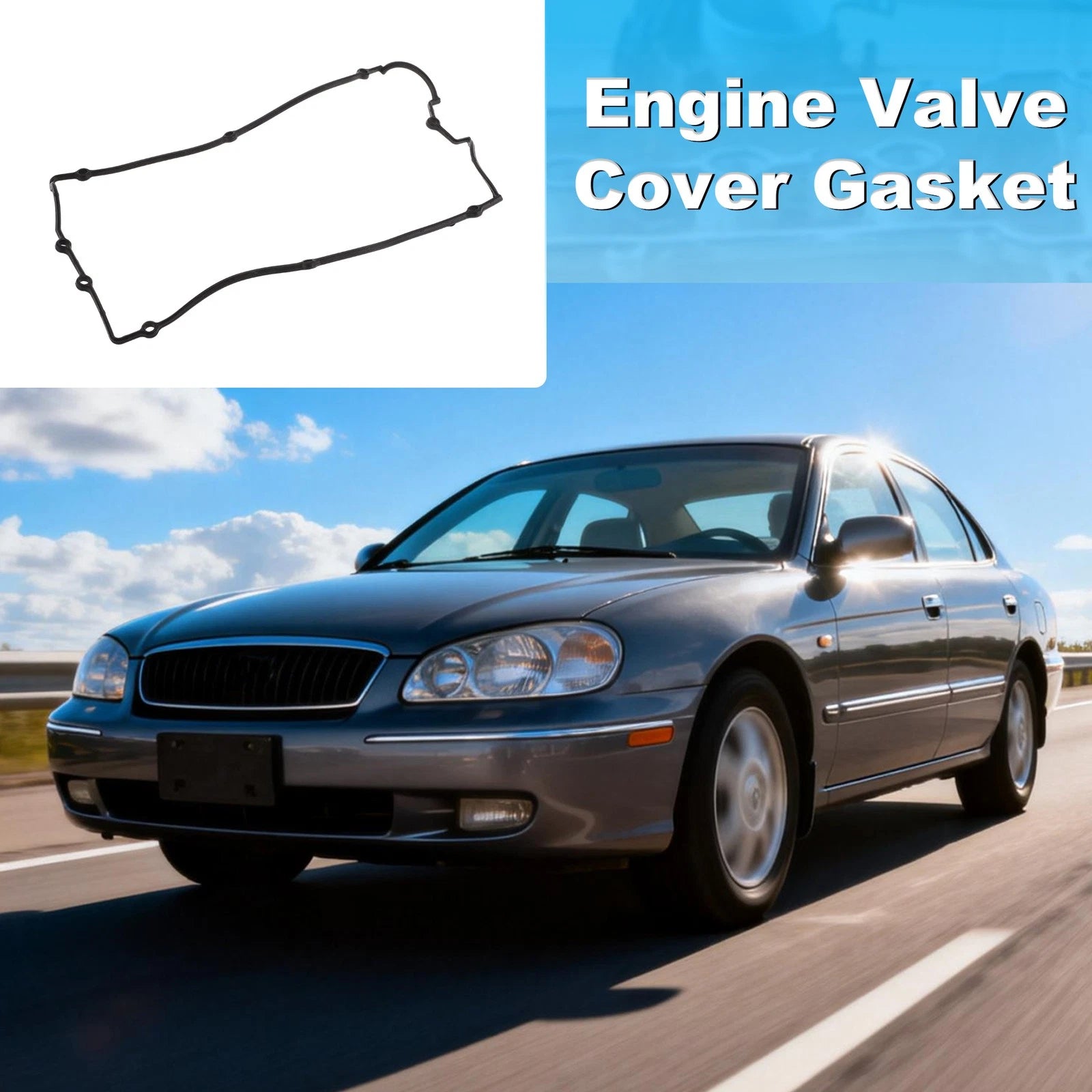 Valve Cover Gasket Replacement for Hyundai Sonata (1998–2005) 1 Piece