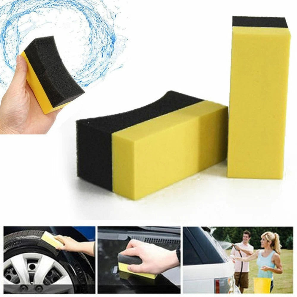 Set of 4 Auto Tyre Dressing Applicator Foam Brushes for Car Care