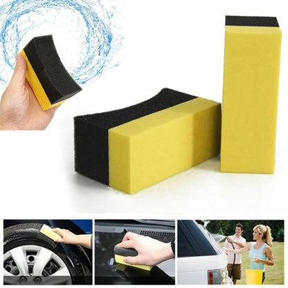 Set of 4 Auto Tyre Dressing Applicator Foam Brushes for Car Care