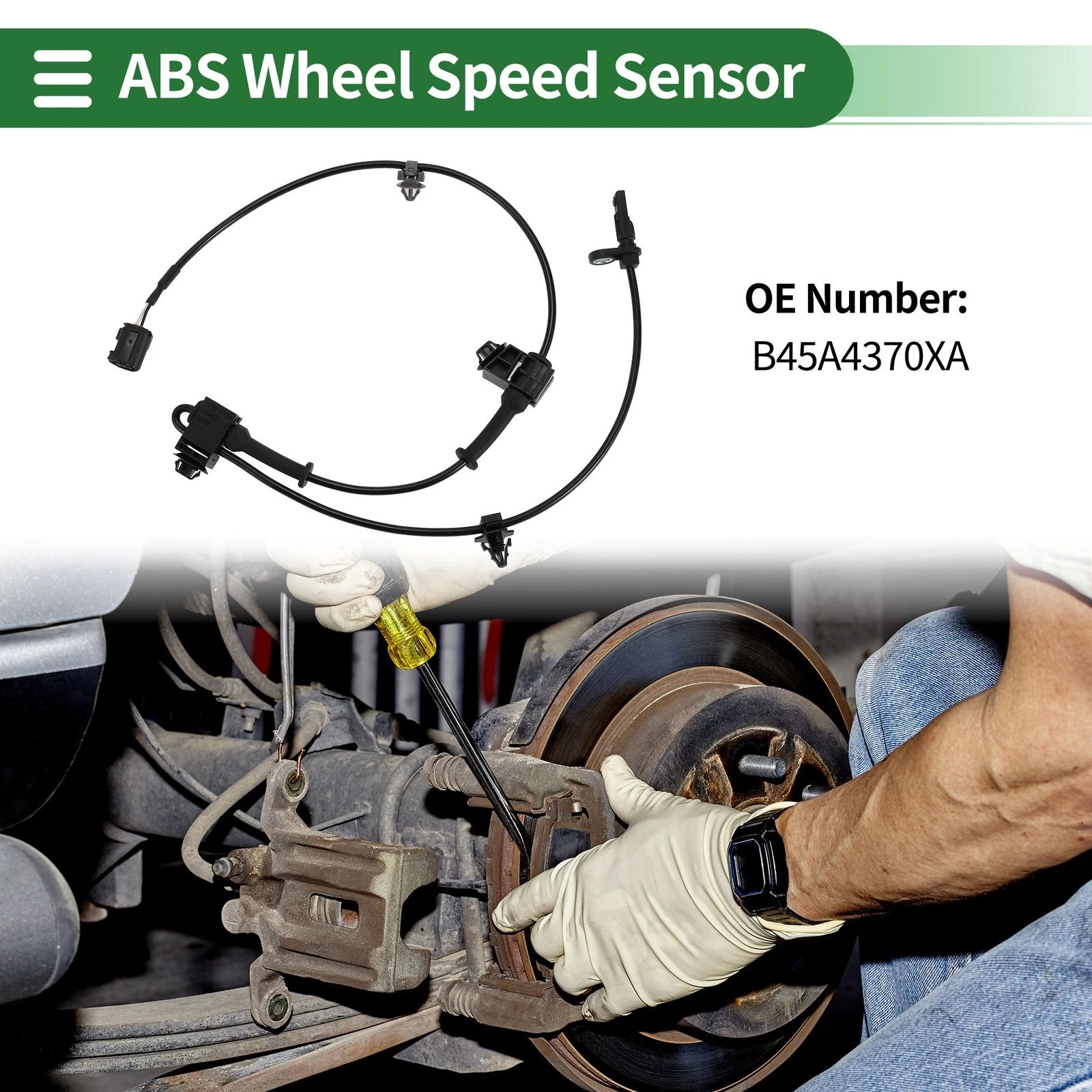 ABS Wheel Speed Sensor Replacement for Mazda 3 (2013–2018)