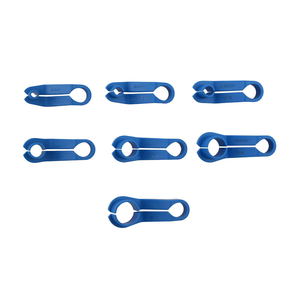 7pc Fuel Line Tool Set for Ford GM Mazda (1/4-7/8in Quick Disconnect)