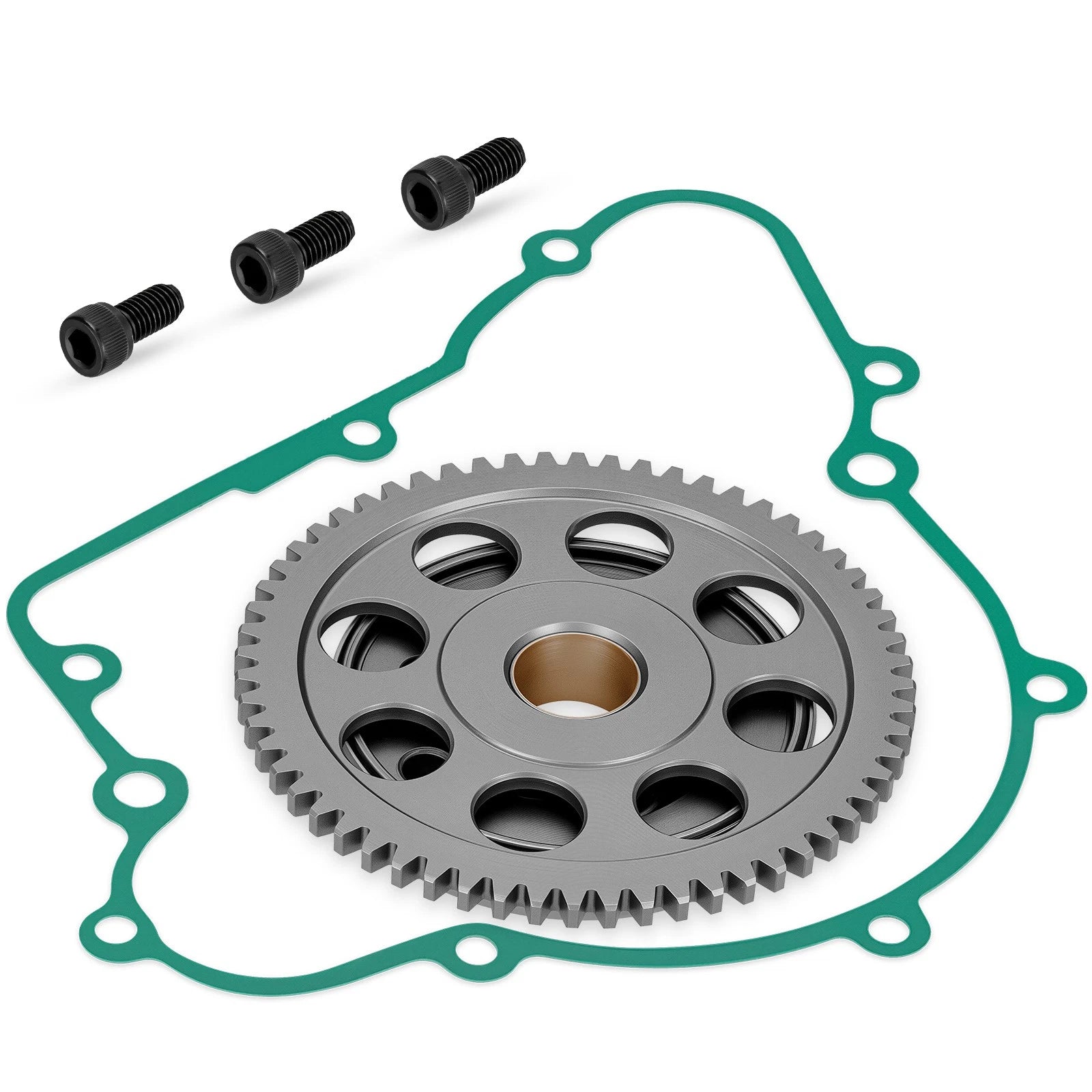 Starter Clutch One Way Bearing Idler Gear Gasket for Kawasaki Bayou 220-250 (1990-2004)