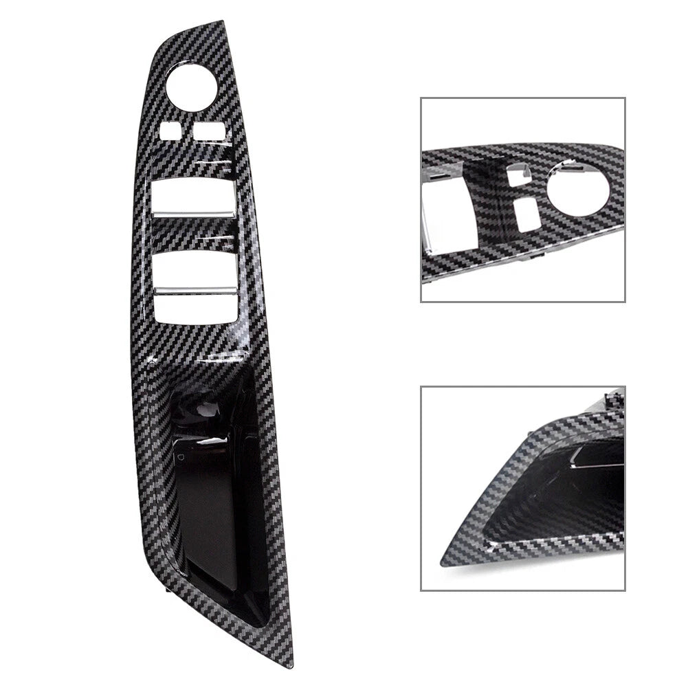 Front Inner Door Panel Handle Pull Trim Cover for BMW 5 Series (2010–2017) RHD