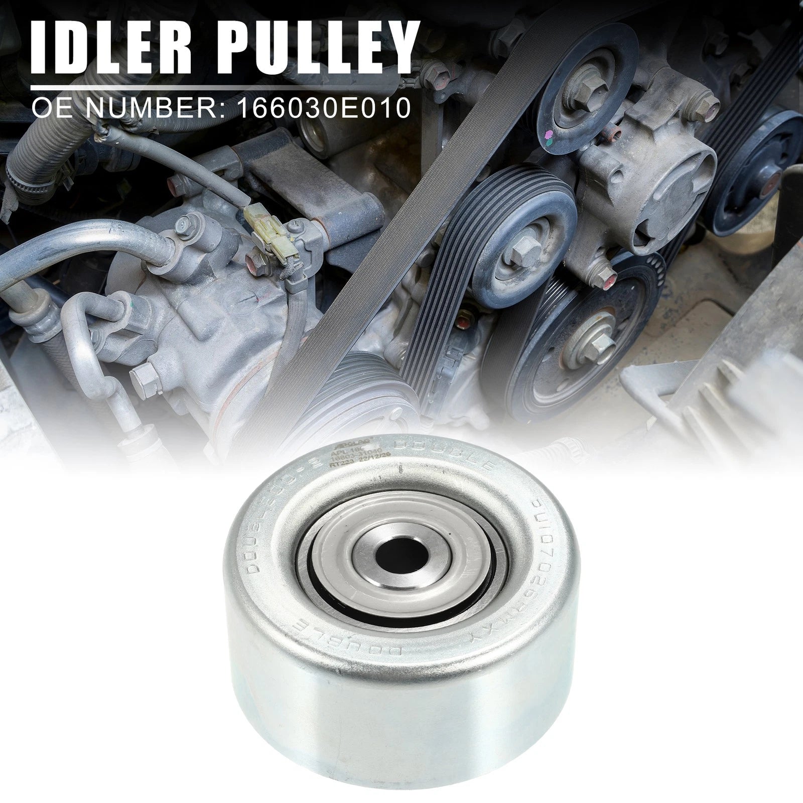 Drive Belt Idler Pulley Replacement for Toyota 4Runner (2009–2023)