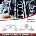 Exhaust Manifold Header Gasket 2 Pcs Replacement for Toyota Celica (1985–1989)